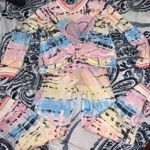 Truly Me Pink and Blue Watercolor Matching Set